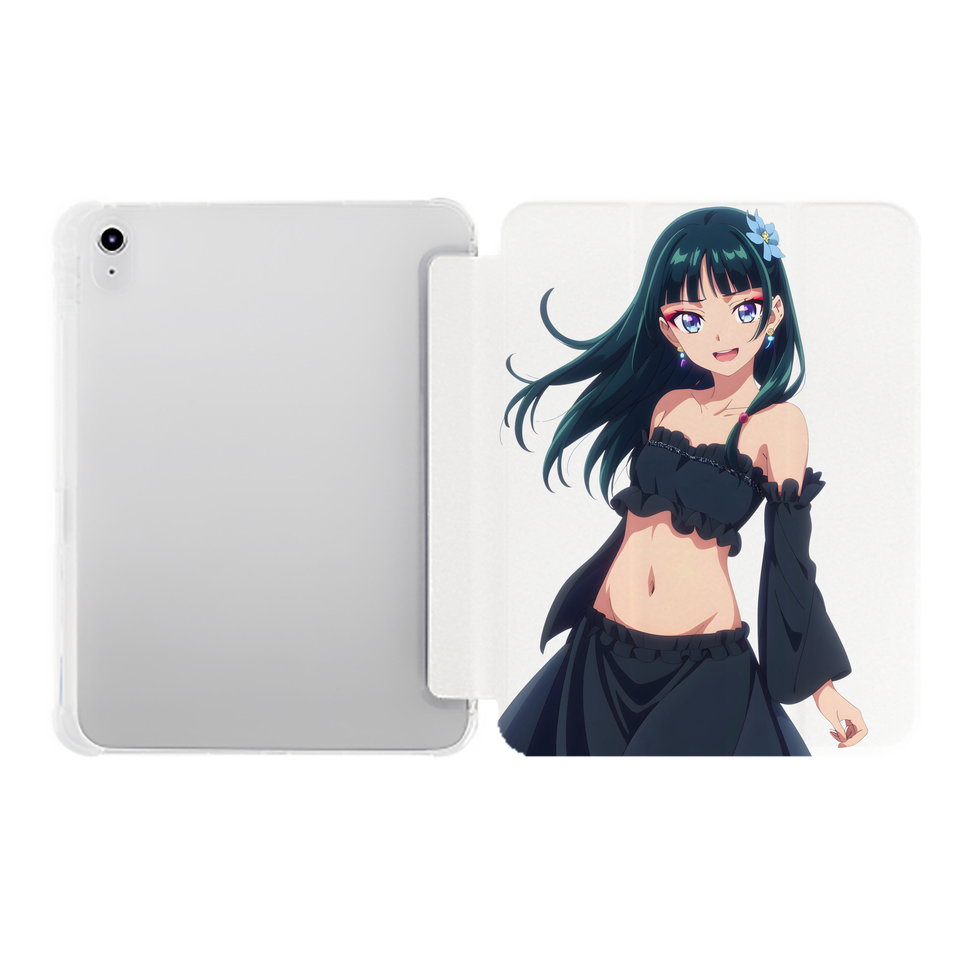 （画像用） 薬屋のひとりごと The Apothecary Diaries IPad ケース ペン収納付き 三つ折りスタンド PUレザー×シリコン 対応機種9.5/10.5/10.9インチ
